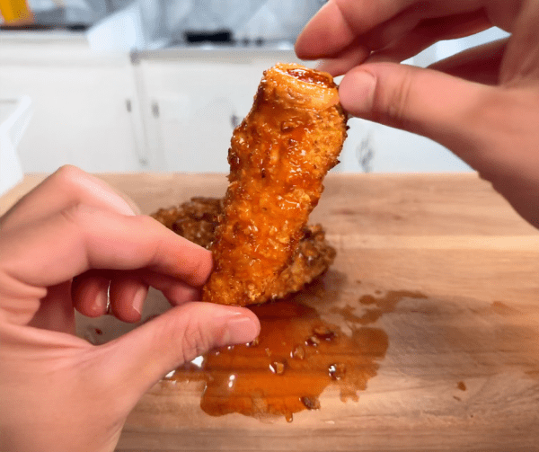 Healthier High-Protein Hot Honey Chicken Tenders cover