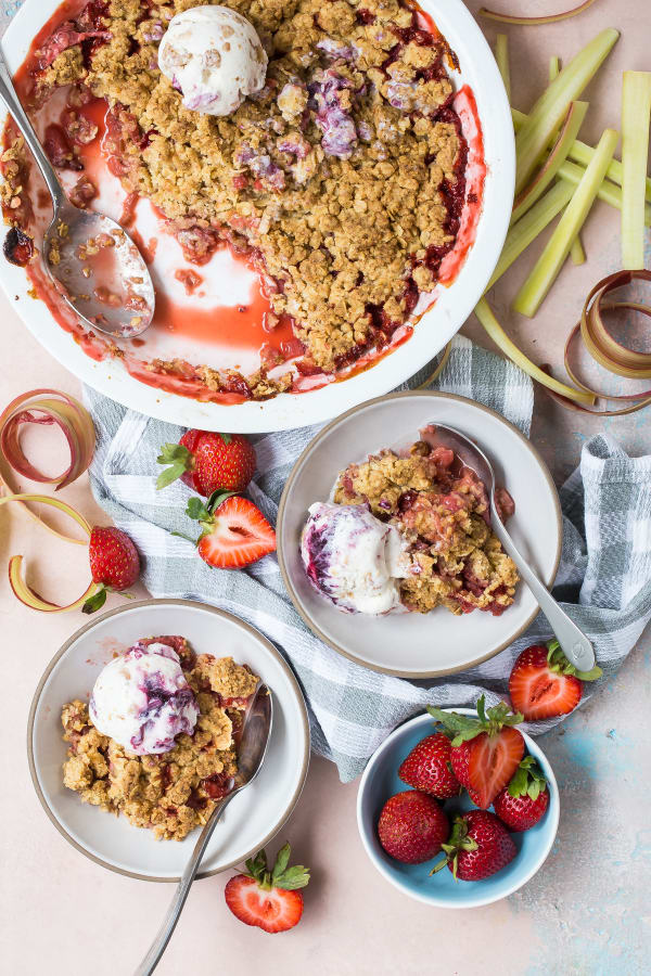 Strawberry Rhubarb Crumble cover