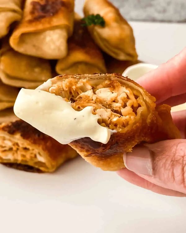 Buffalo Chicken Egg Rolls cover