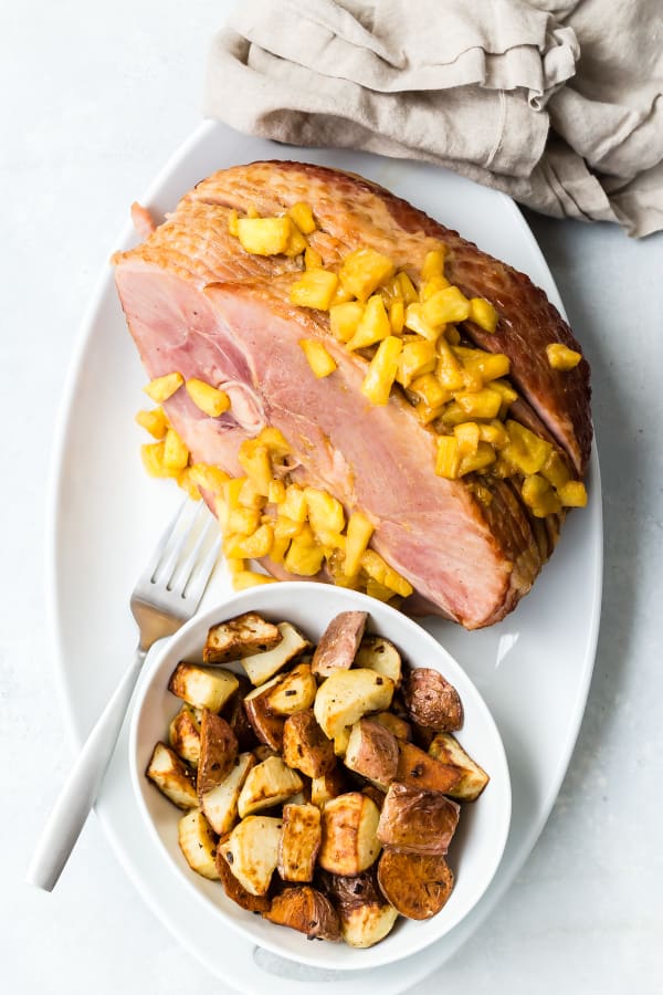 Pineapple Brown Sugar Glazed Ham cover