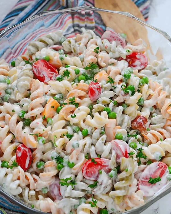 Bacon Pasta Salad with Ranch Dressing cover