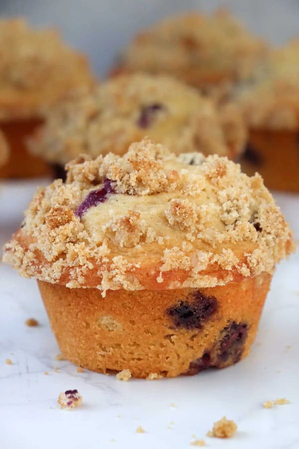 Blueberry Muffins with Crumb Topping cover