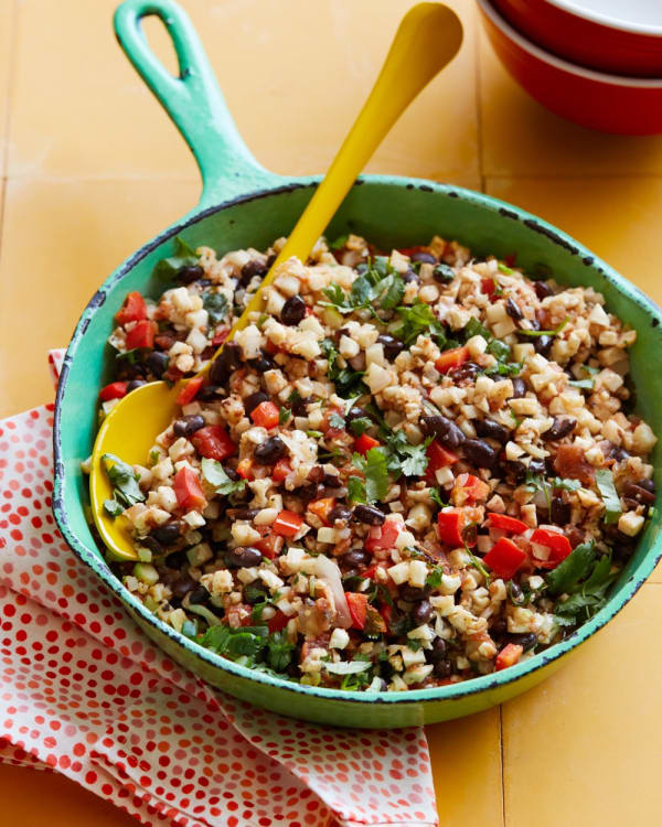 California Style Cauliflower Rice and Beans cover