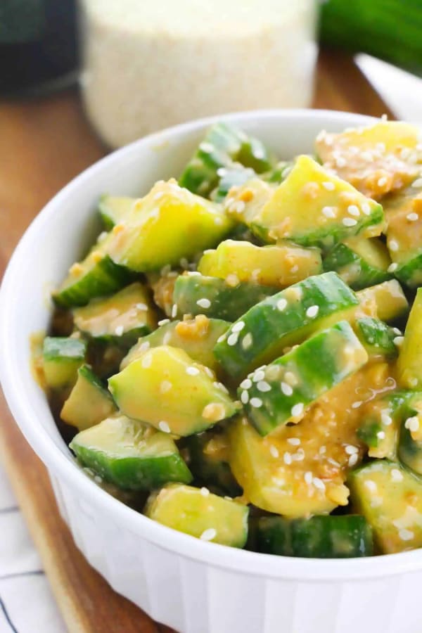 Asian Spicy Cucumber Salad cover