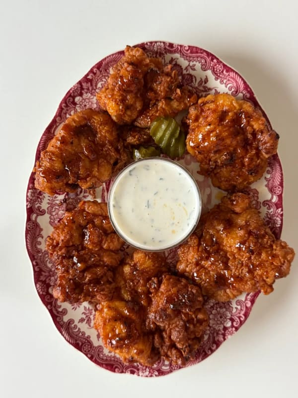 Hot Honey Chicken Tenders with Ranch Dressing cover