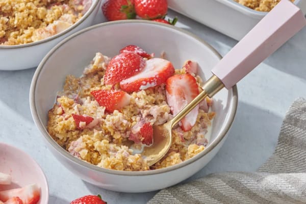 Strawberries and Cream Baked Oatmeal cover