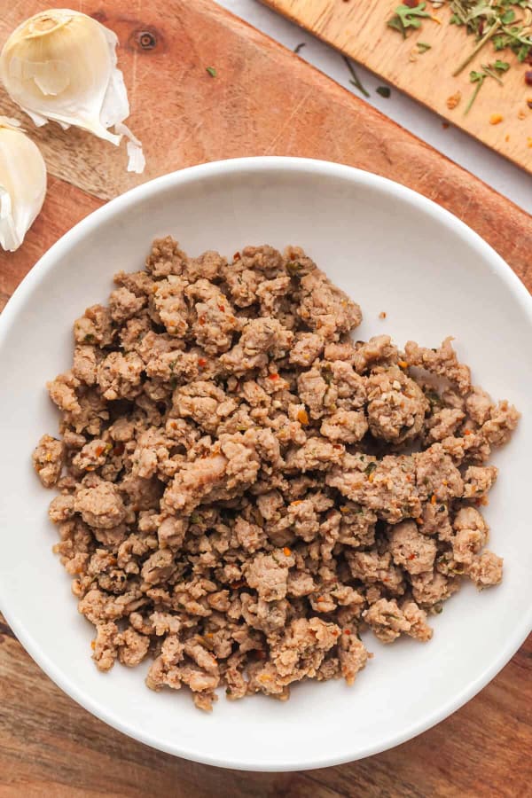 Crumbled Italian Turkey Sausage cover