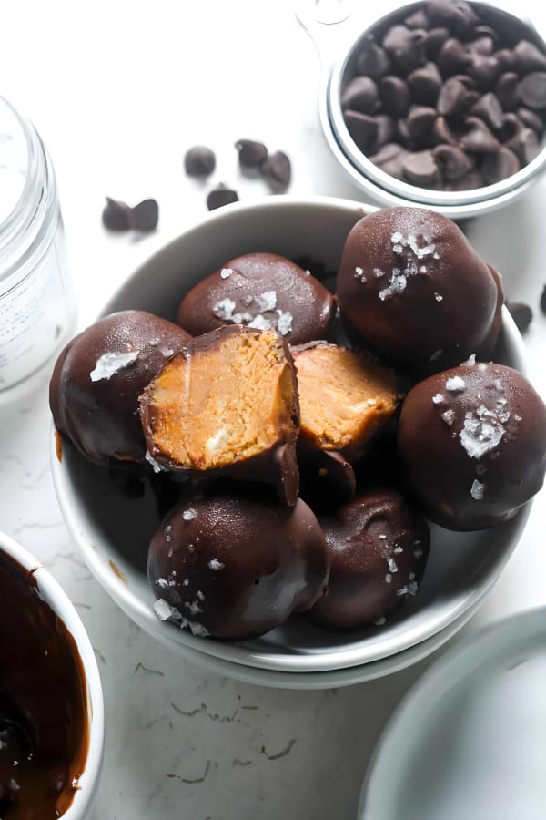 Healthy Peanut Butter Balls cover