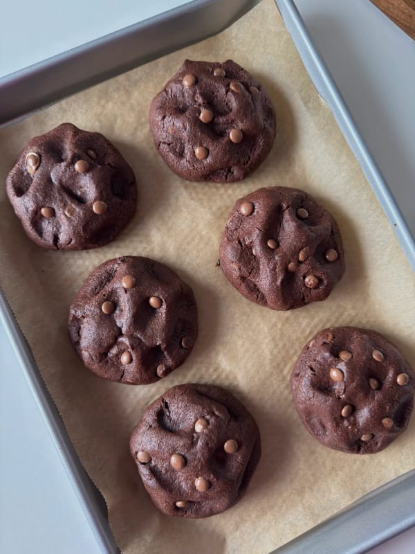 Nutella Stuffed Double Chocolate Cookies cover