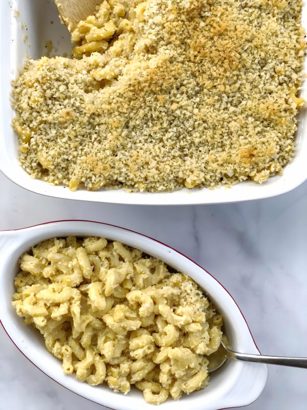 Dairy-Free Baked Mac and Cheese cover