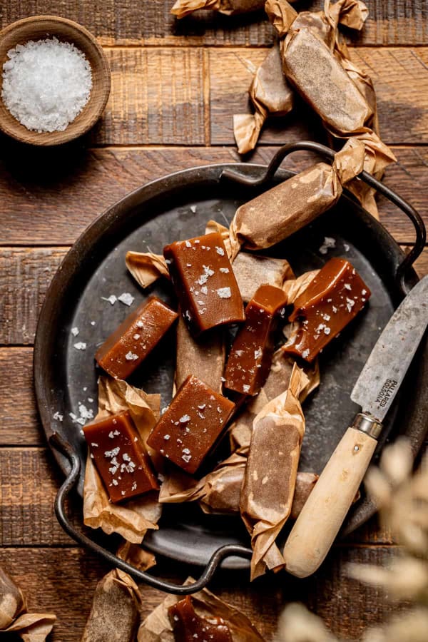 Chewy Salted Whisky Caramels cover
