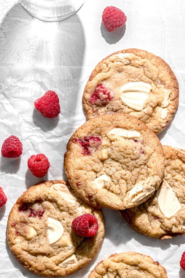 Raspberry White Chocolate Cookies cover