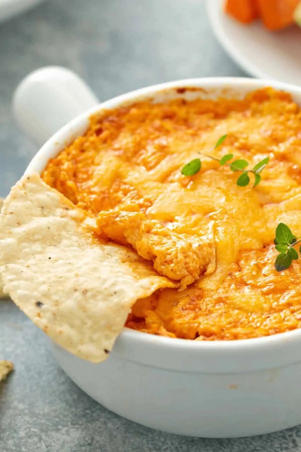 Baked Buffalo Chicken Wing Dip cover