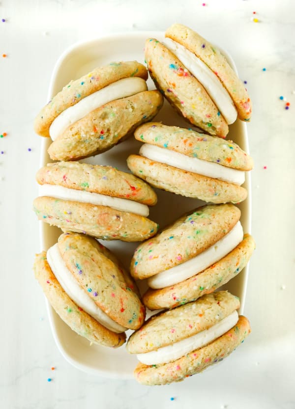 Birthday Cake Sandwich Cookies cover