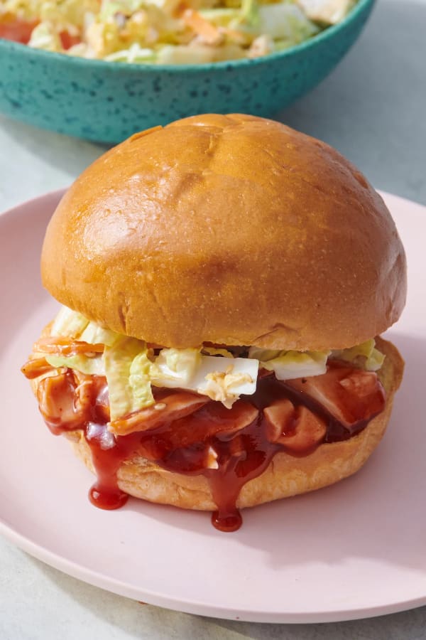 Easy BBQ Chicken Sandwiches cover