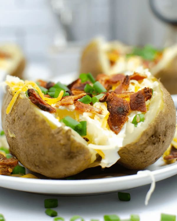 Loaded Instant Pot Steam Potatoes cover