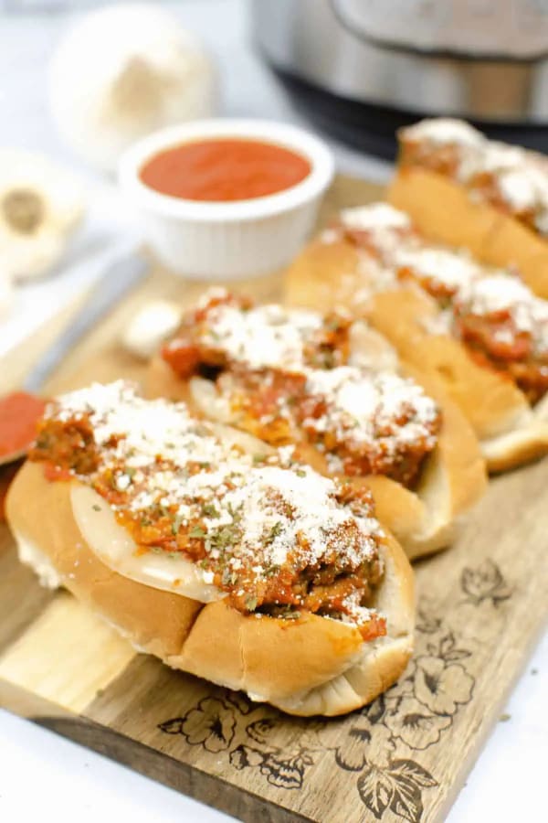 Instant Pot Meatball Subs cover