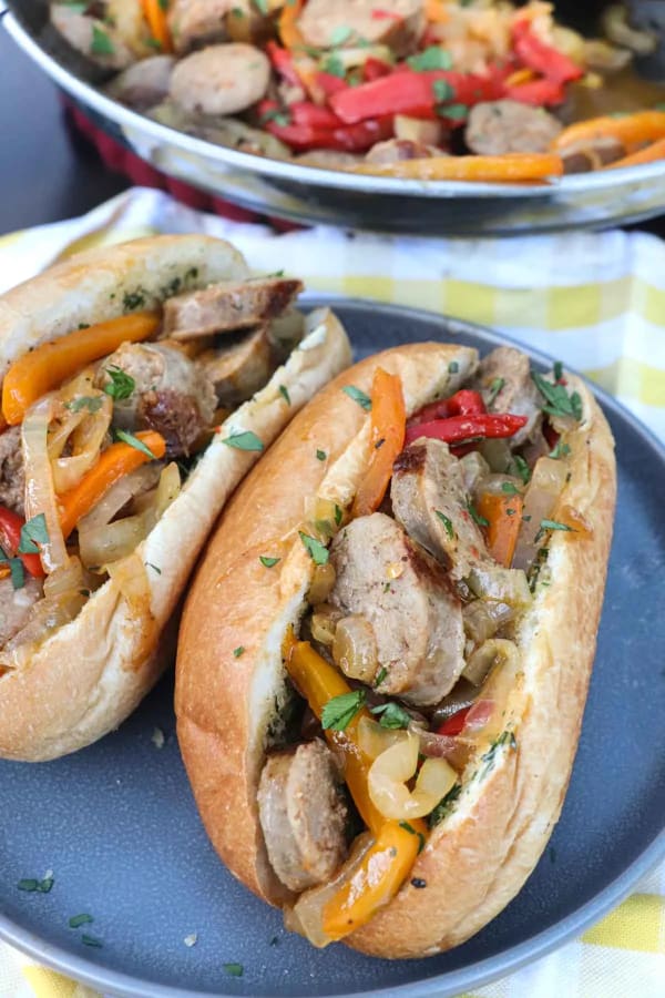 Amazing Sausage and Peppers Sandwich cover