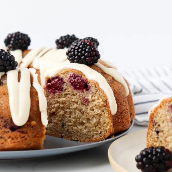 Spiced Blackberry Bundt Cake cover