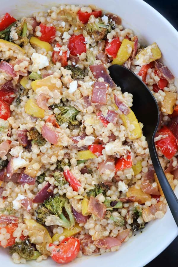 Roasted Vegetable Couscous (Easy Weeknight Dinner) cover