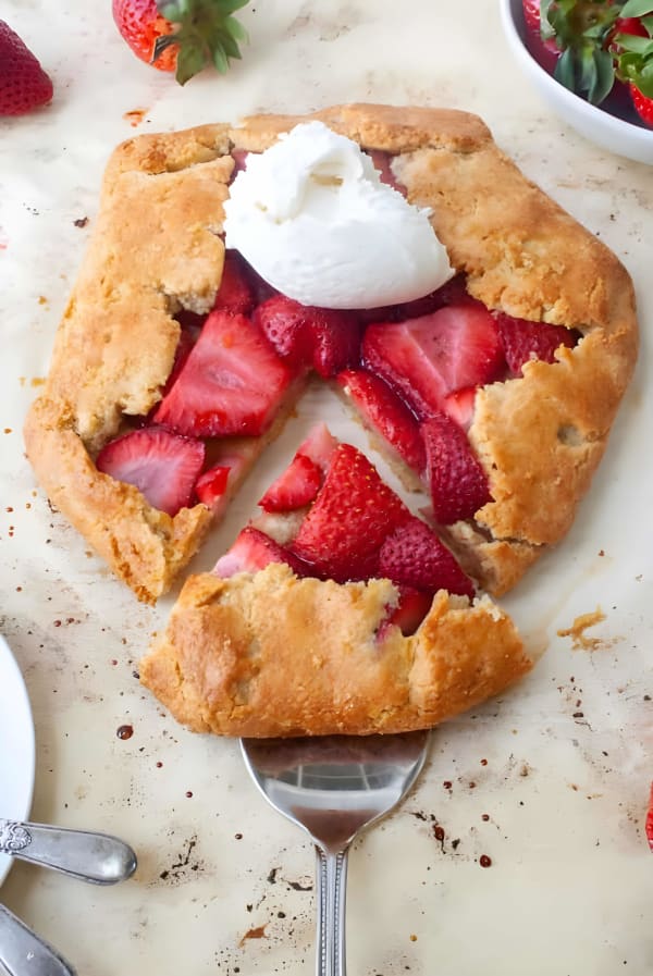 Gluten Free Strawberry Galette Recipe cover
