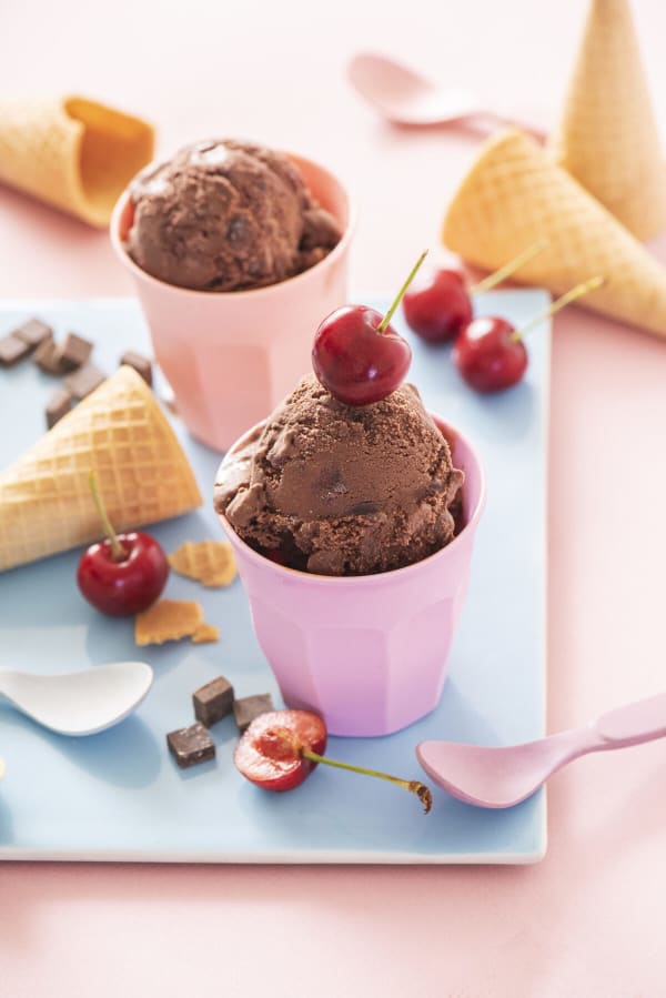 Dairy Free Chocolate Cherry Ice Cream cover