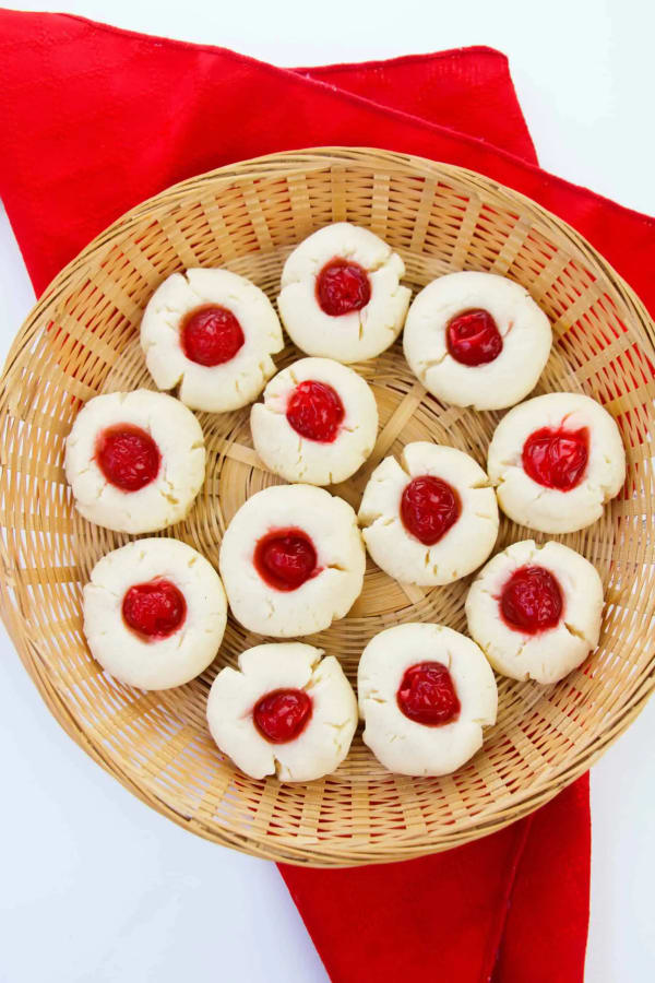 Shortbread Maraschino Cherry Cookies cover