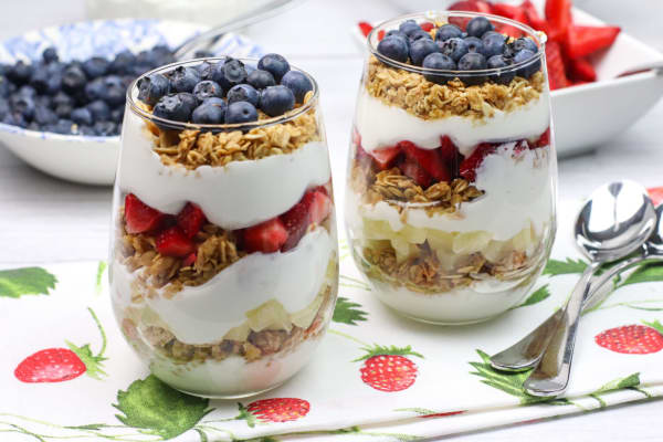 Greek Yogurt Parfait with Fruit and Granola cover