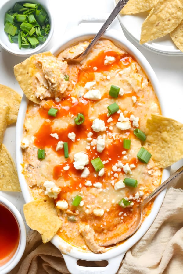 Healthy Buffalo Chicken Dip cover