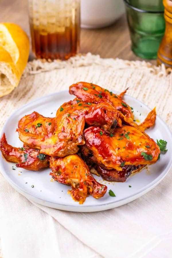Honey Chipotle Slow Cooker Chicken Wings cover
