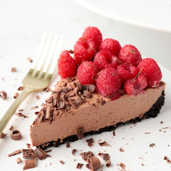 No-Bake Raspberry Chocolate Cheesecake cover