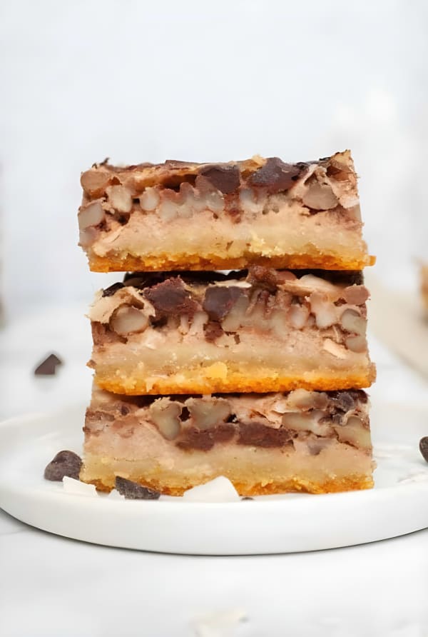 Paleo Vegan Magic Cookie Bars cover