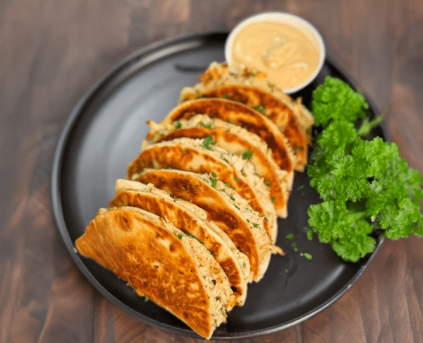 High-Protein Shredded Chicken Mini Tacos cover