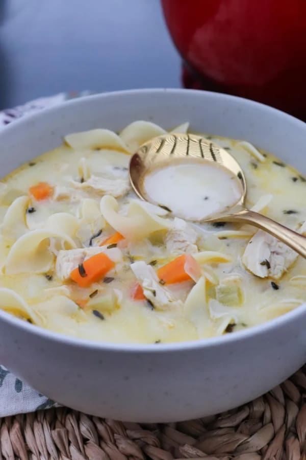 Chicken Noodle Soup with Lemon and Fresh Herbs cover