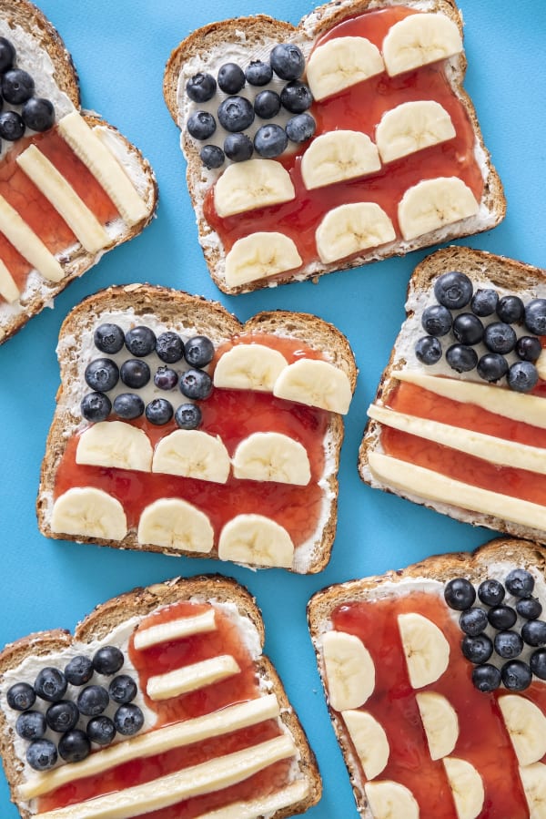 American Flag Toast cover
