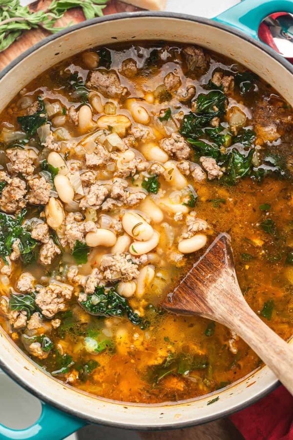 Sausage, Kale, and White Bean Soup cover
