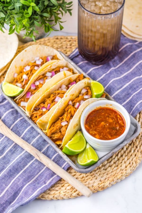 Slow Cooker Shredded Pork Tacos cover