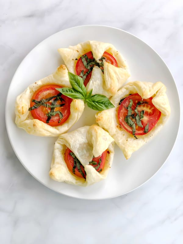 Individual Tomato Basil Tarts (Dairy-Free, Egg-Free, Vegan) cover