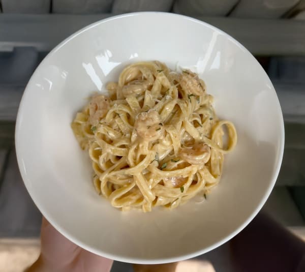 Shrimp Fettuccine Alfredo cover