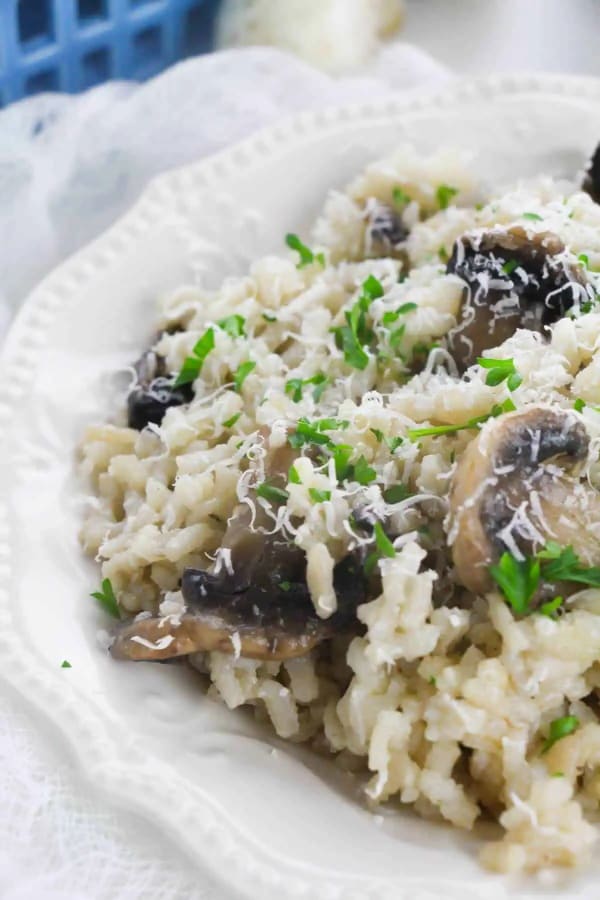 Creamy Mushroom Risotto cover