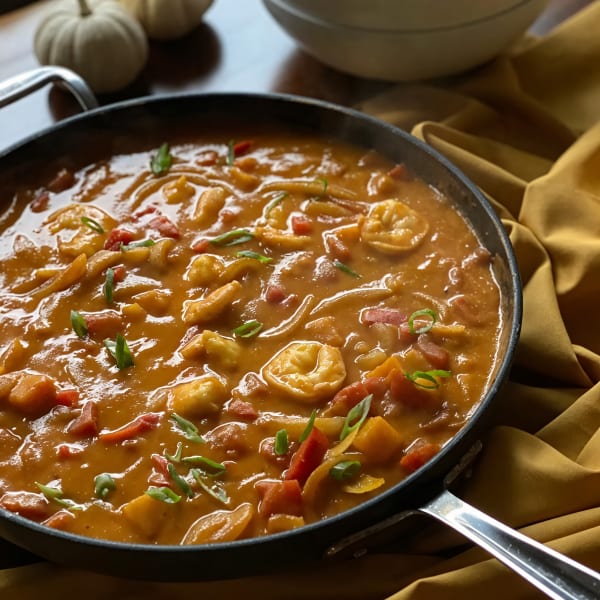 Pumpkin Curry with Shrimp cover