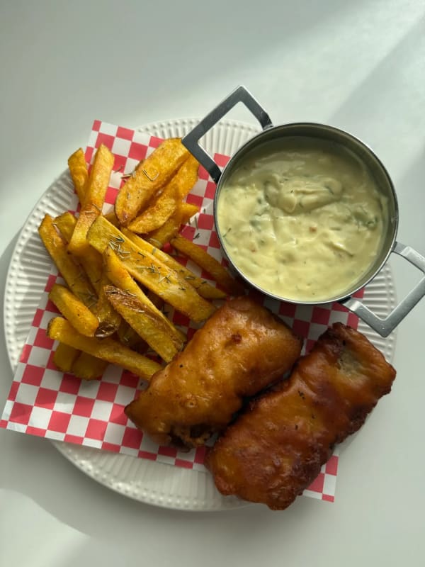 Fish and Chips with Homemade Tartar Sauce cover