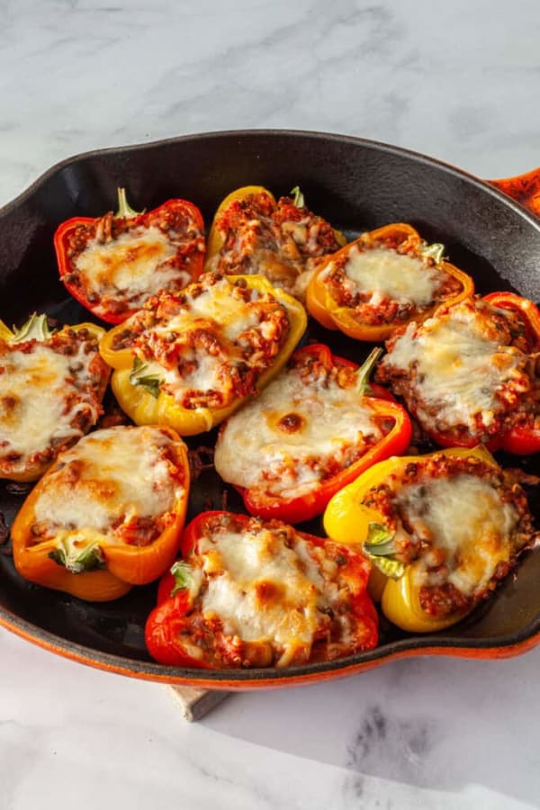 Lentil Stuffed Peppers cover