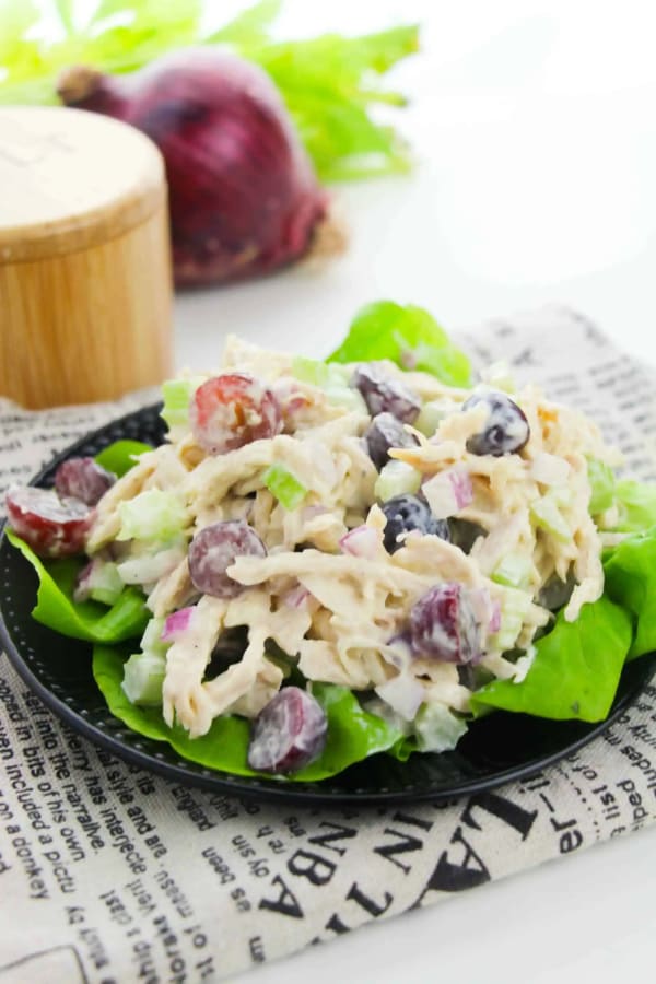 Chicken Salad with Almonds and Grapes cover