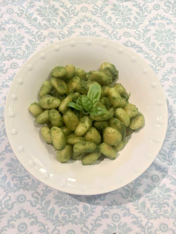 Gnocchi with Fresh Basil Pesto cover