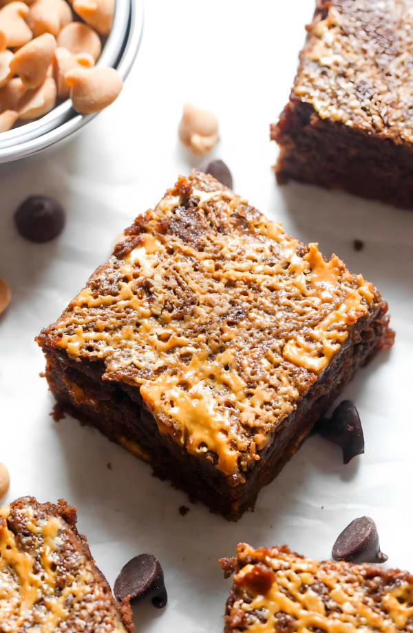 Peanut Butter Swirl Brownies cover