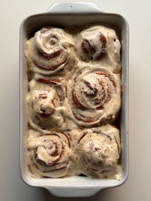  Brown Butter Cinnamon Rolls with Cream Cheese Frosting cover