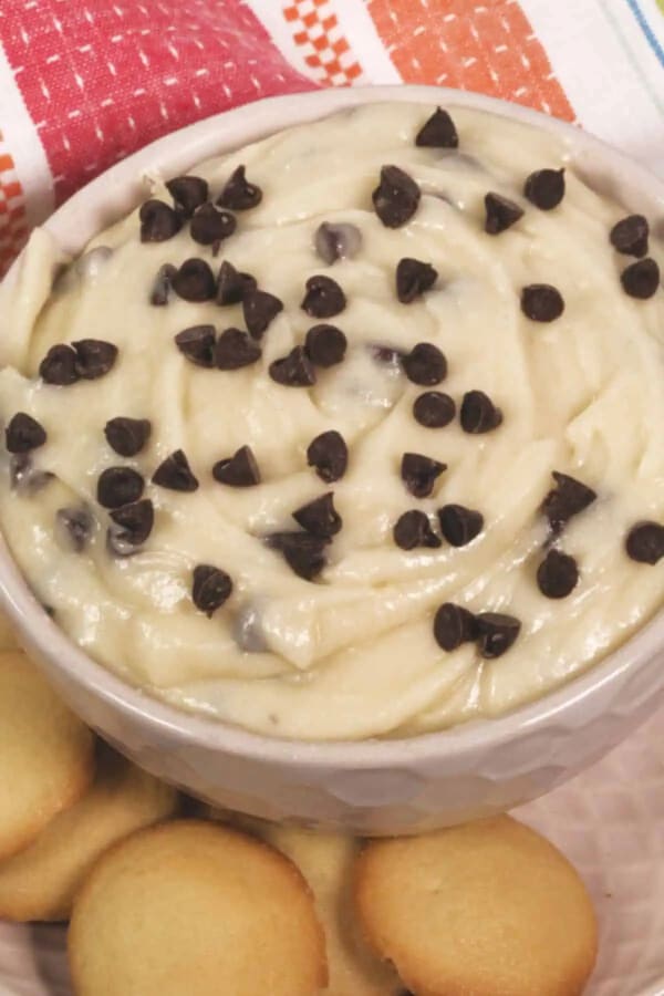 5 Minute Chocolate Chip Dip cover