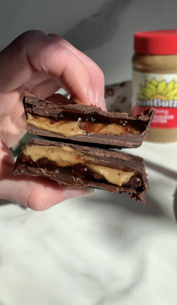 Strawberry Chocolate SunButter Cups cover