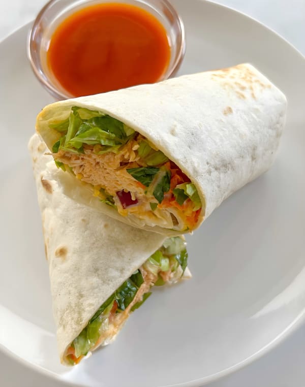 Dairy Free Buffalo Chicken Wraps cover